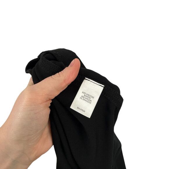 J Jill Ponte Slim Leg Black Pants Pull On Stretch Comfort Womens Plus Size 4x - Picture 5 of 6